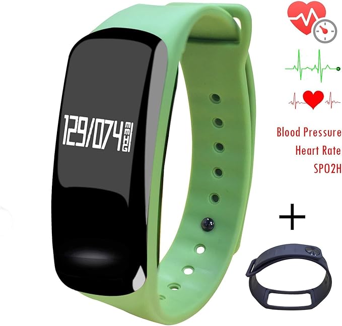 oled blood pressure reading smart bracelet