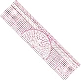 Westcott W-8 Engineers’ Protractor Ruler, 6 in