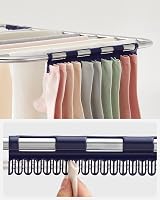 Songmics 2-Level Stainless Steel Clothes Airer with Height Adjustable Wings view 5