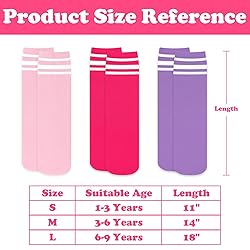 Sarfel Kids Soccer Socks - Girls Toddler 5T Youth