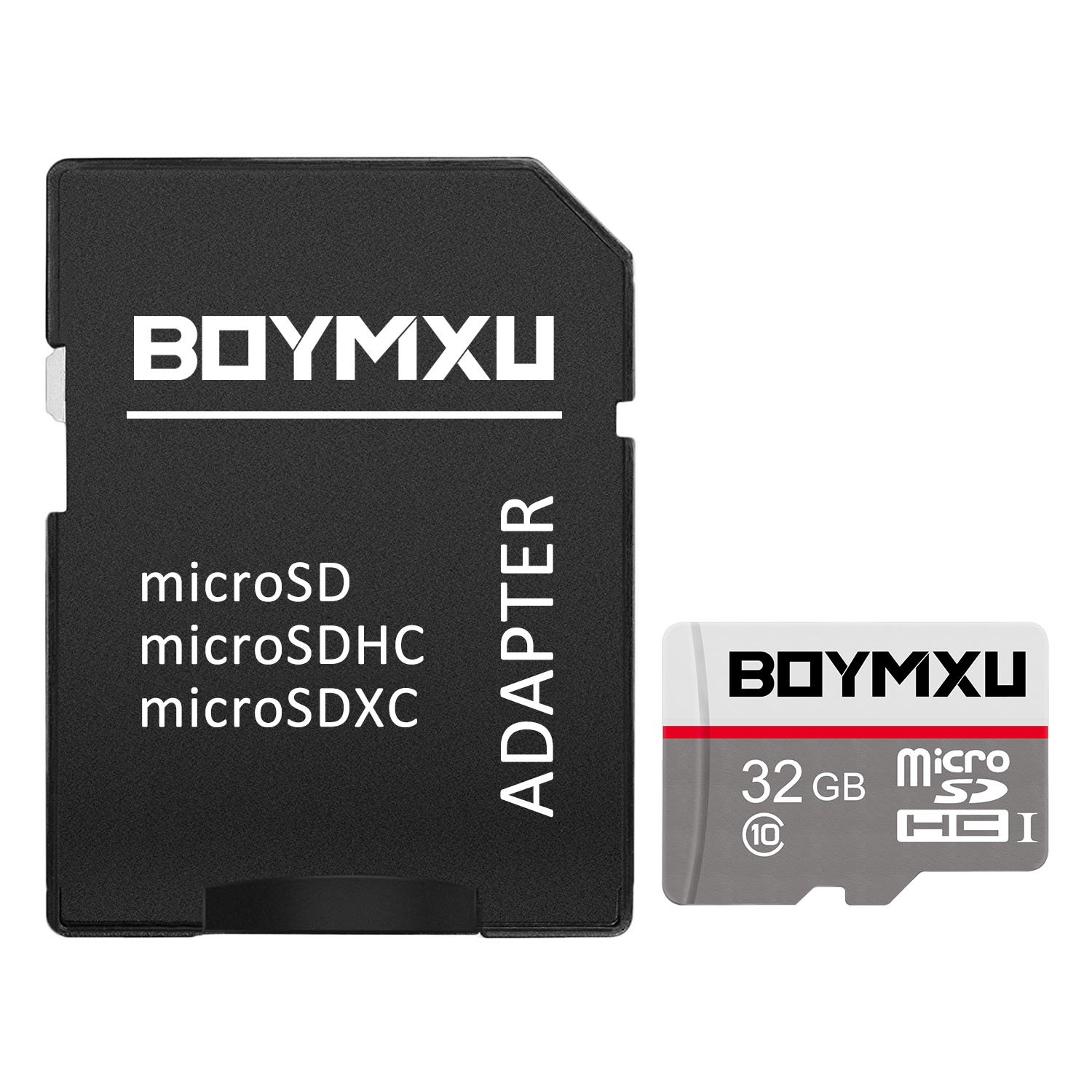 Micro Sd Card,BOYMXU Sd Memory Card 32gb Sd Card with Adapter High Speed Tf Card Update-GRAY.