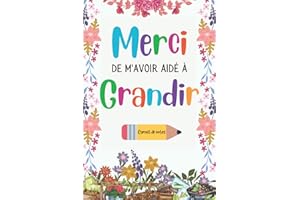 Cadeau Maitresse D'école: Cadeau Personnalisé & Original Pour Dire Merci Maîtresse Fin D'année Scolaire, Carnet de notes A5, 