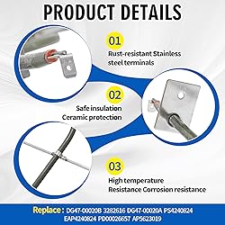 DG47-00020B Range Oven Bake Element Compatible with