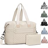 Pritent Travel Duffle Bag, Waterproof Weekender Overnight Hospital Bags for Women Men with Toiletry Bag Lightweight Carry on Personal Item Duffle Gym Bag for Travel, Airplanes, Sports