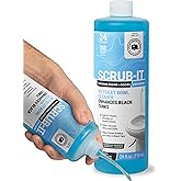 Unique Scrub-It RV Toilet Bowl Cleaner Liquid – RV Toilet Cleaner for Rimless RV Toilets, Squirt Top, Removes Stains & Odors 