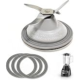 BL2010BPA Blender Replacement Parts Kit - Includes Cutter Blade (BL2010WP-07), +Gear &amp; &amp; 3 Silicone Gaskets (BL2010WP-05)| for Black &amp; Decker Blender 2010BG Bl2010BPA Bl2020R Series Blenders