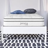 Modway Jenna 8” Innerspring and Memory Foam Narrow Twin Mattress With Individually Encased Coils White