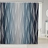 Erosebridal Navy Blue and Greyish White Ombre Bath