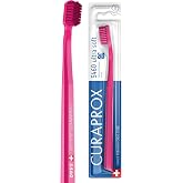 Curaprox CS 5460 Ultra-Soft Toothbrush, Magenta/Magenta, Single Pack | Dentist Recommended, Sensitive for Teeth and Gums, Gentle Plaque Removal, Angled Brush Head, Swiss Oral Care