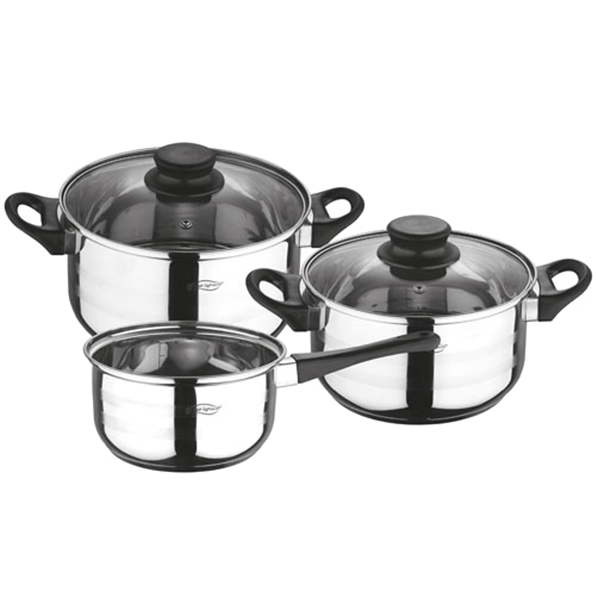 San Ignacio Cookware Set, Silver, 5-Piece
