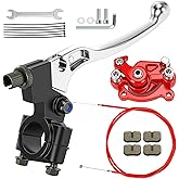 RZEOZU Mini Bike Brake Lever Kit Replacement for Coleman CT100U GMB100 | Upgraded Mini Bike Brake Kit Compatible with Monster Mega Moto 80cc 105cc Minibike Coleman RB100 RT100 Parts Caliper Bracket