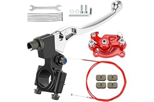 RZEOZU Mini Bike Brake Lever Kit Replacement for Coleman Minibike CT100U CC100X Motovox MBX10 MBX11 Monster Mega Moto 80cc 105cc Baja Doodlebug DB30 GMB100 79cc 100cc Parts with Rear Brake Caliper