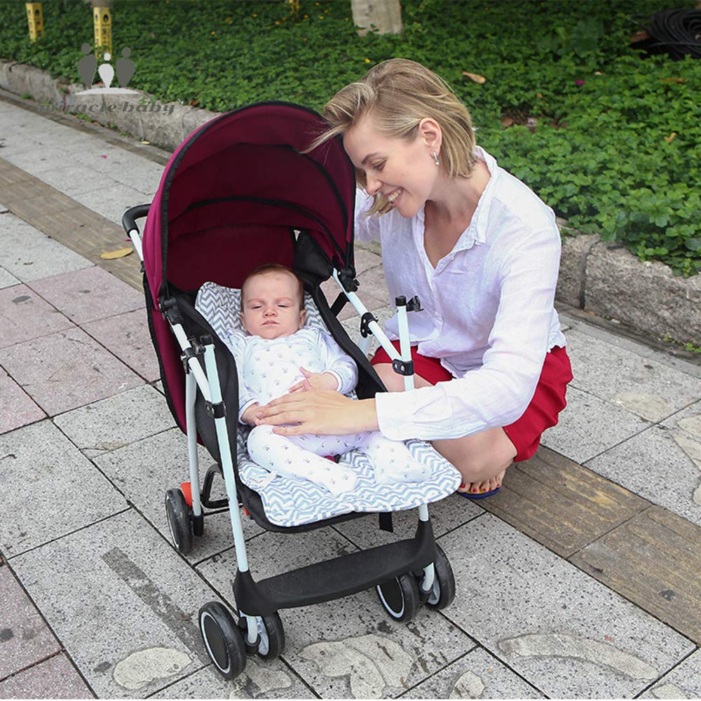 Pink+Gray Cotton Infant Stroller Breathable Stroller Car High Chair