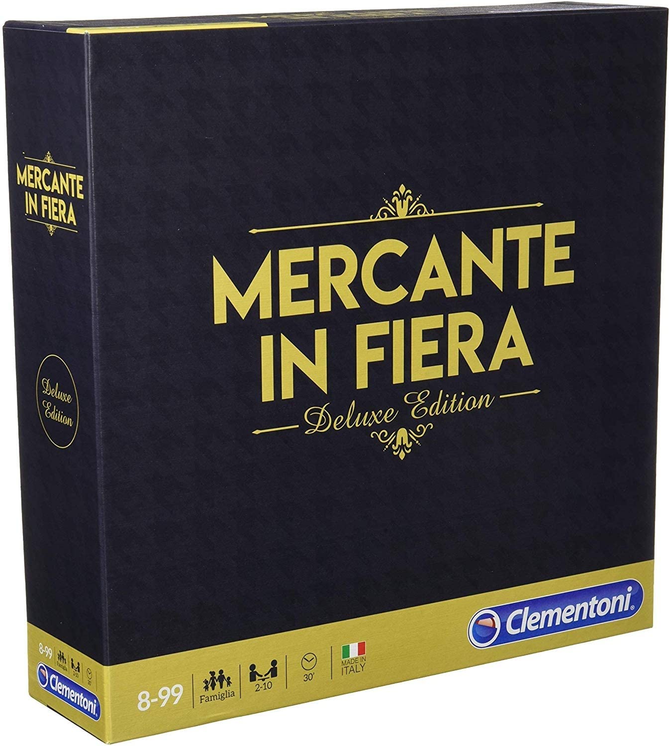 Clementoni - Mercante in Fiera Deluxe Edition Board Games, Multicoloured, 16183, 8-99 years