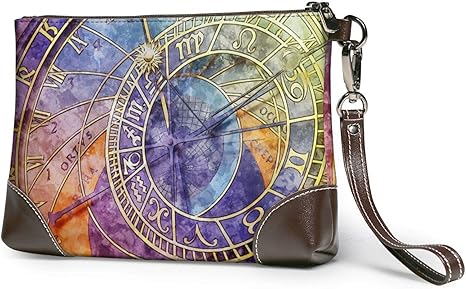 Amazon Co Jp クラッチバッグ 手持ちバッグ ハンドバッグ 長財布 紳士鞄 プラハ 天文時計 本革 大容量 人気 セカンドバッグ メンズ レディース おしゃれ ビジネス ファスナー付き 高級感 着脱ベルト付き ストラップ付き ホーム キッチン