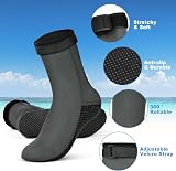 Flintronic 3mm Neoprene Socks Grey M Wetsuit Anti-slip Fin Socks view 4