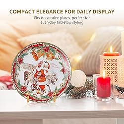Plate Holder Easel Display Stand - 4.5 inch Metal