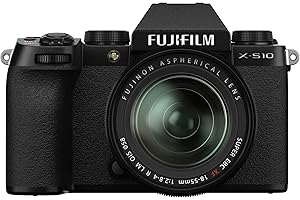 FUJIFILM X-S10 Mirrorless Digital Camera with FUJINON XF18-55MMF2.8-4 R, Black