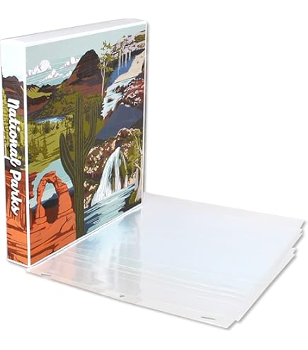 Pocket 3 Document Storage Sleeves 30 Pack Map Sleeves For Binders - 4 ...