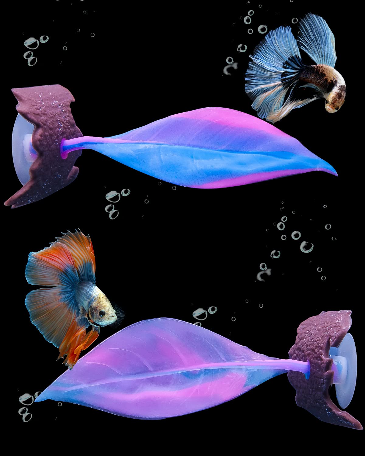 Uniclife Betta Leaf Hammock Soft Aquarium Rest Bed