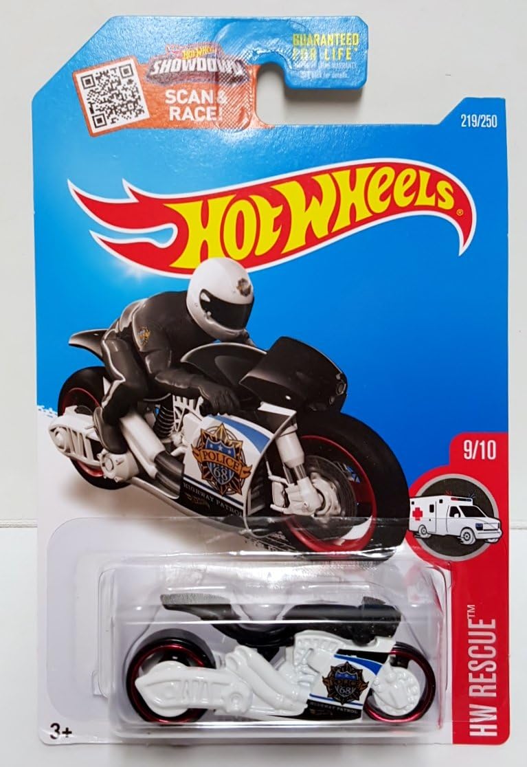hot wheels police motorcycle