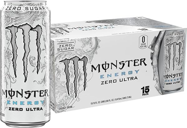 MONSTER ENERGY ZERO ULTRA, SUGAR FREE ENERGY DRINK,...