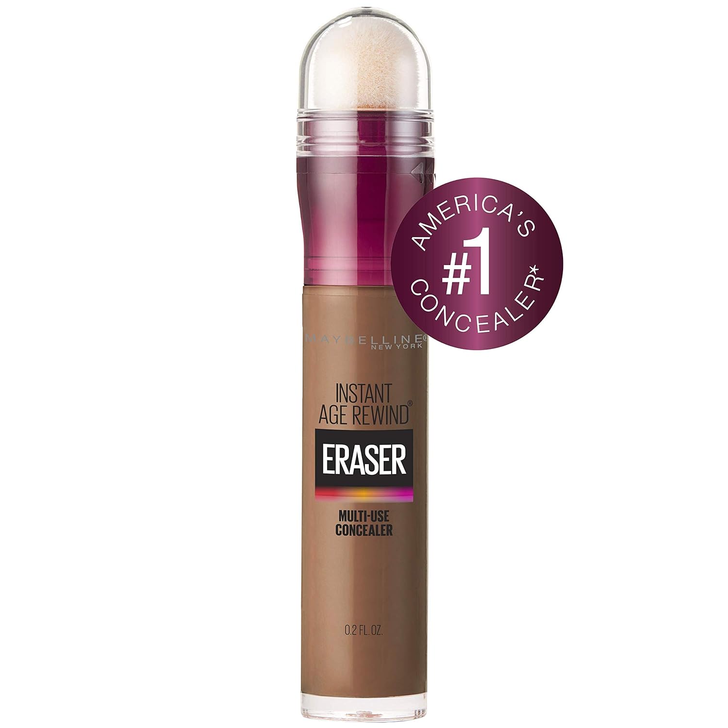 Maybelline New York Instant Age Rewind Eraser Dark Circles Treatment Concealer, Deep Bronze, 0.2 Fl Oz (Pack of 1)(Packaging May Vary)