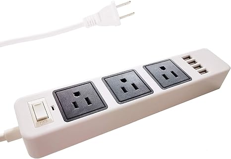 Amazon Co Jp 電源タップ Usb コンセント 3個ac口 コンセント 4usb