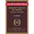 Robert's Rules of Order Newly Revised