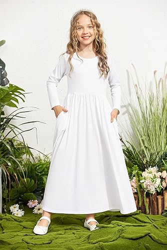 knee length dresses for ladies Mini Whimsical Maxi Dress in White