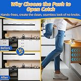 Jiayi Push Latch Heavy Duty 2 Pack Push to Open Cabinet Latches view 2