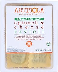 Artisola Organic Spinach & Cheese Ravioli, 8 OZ