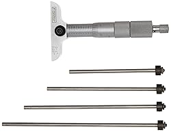 Fowler 52-225-110-0, Vernier Depth Micrometer With
