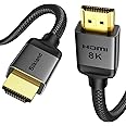 Silkland 10K 8K HDMI 2.1 Cable 15FT, [4K@240Hz 144Hz, 8K@60Hz, 2K@240Hz] Ultra High Speed HDMI Cable 48Gbps, HDR10+, eARC, HDCP 2.3, Compatible for Xbox/PS5/PS4/Roku TV