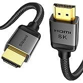 Silkland 10K 8K HDMI 2.1 Cable 16.5ft, (Upgrade Braided) Ultra High Speed HDMI Cable [10K 8K@60Hz, 4K@240Hz 144Hz 120Hz] 48Gb