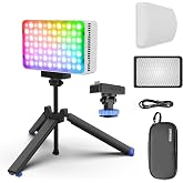 Amaran Ace 25c Kit RGB 25W On Camera Pocket Video Light CCT 2300k-10000k | Up to 5,908 lux@0.5m,Rechargeable Battery and PD Charging,Magnetic,App Control for Vlog,Photography,Videographer(White)