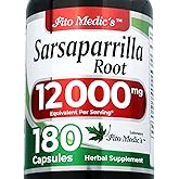 FITO MEDIC'S Sarsaparilla Root | Sarsaparilla Root Capsules | 180 Capsules | Concentrated Extract | Highly Absorbable Herbal Supplement