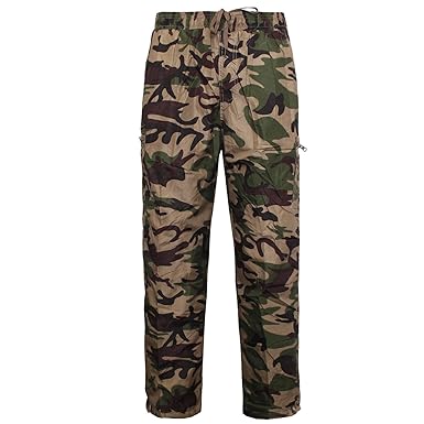 fleece lined cargo trousers