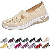 Orthopedic Shoes for Women Wide Width Breathable Walking Comfortable Slip on Non Slip Food Service Lightweight Arch Support Sneakers