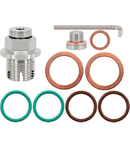 7-Piece M15 X 1.5 Oil Pan Thread Repair Kit – Sump Drain Plug Repair Tool Set
