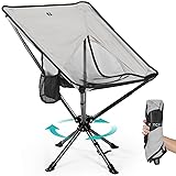 TCEK 2024 Swivel Portable Chair - Small Compact
