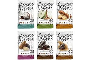 Freedom Bar, Healthy Fruit and Nut Bar - Dairy and Gluten Free, Organic Energy Snack, AIP Friendly and Kosher (Variety Pack)