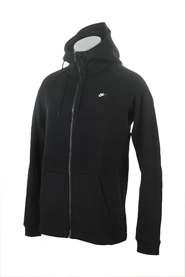 nike black nsw modern hooded jacket