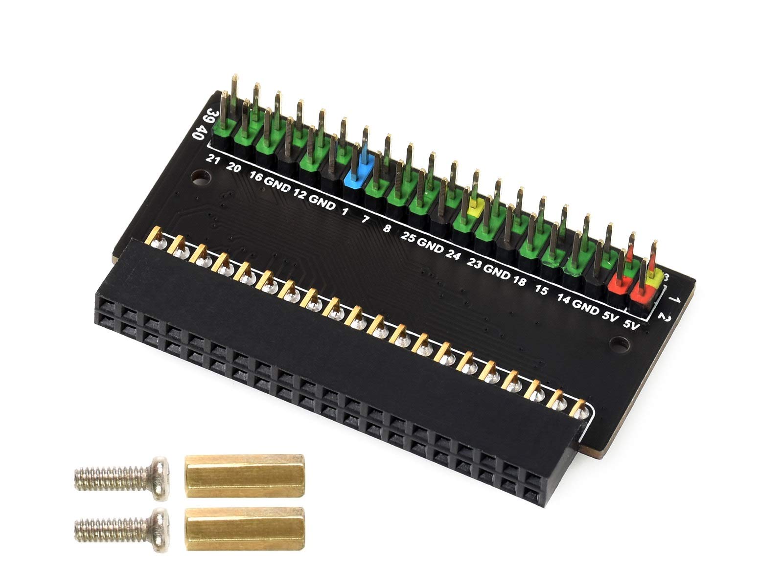 for Raspberry Pi 400 GPIO Header Adapter 40 PIN Color-Coded Header Expansion Board,Easy Expansion