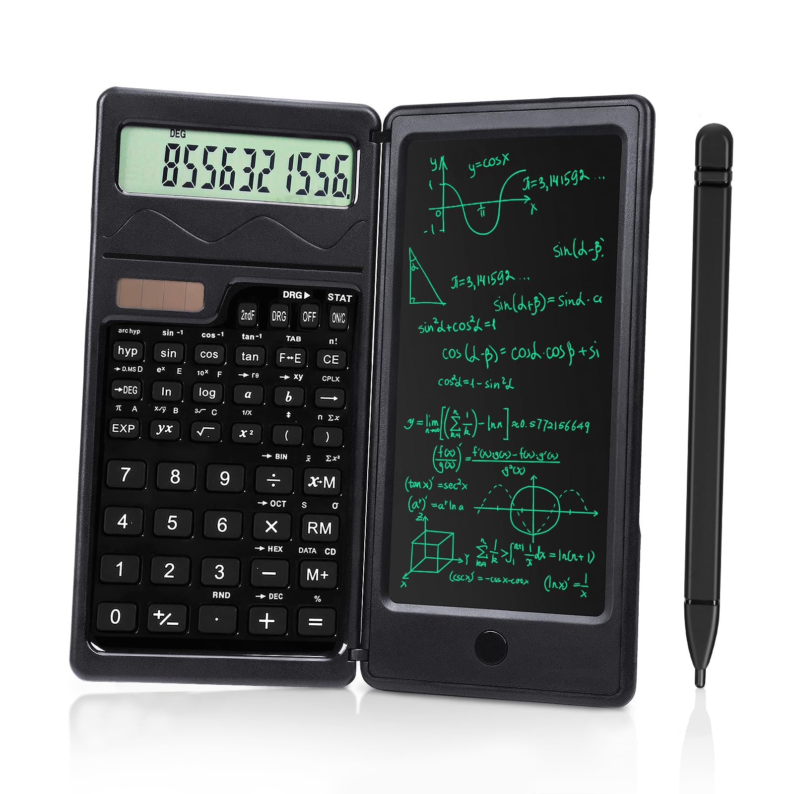High End Math Calculator Mua EUPLONG Scientific Calculators for Students,10-Digit LED,Solar ...