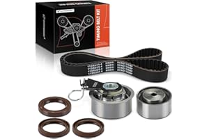 A-Premium Engine Timing Belt Kit Compatible with Hyundai & Kia Cars - Elantra 2006-2012, Tucson 2006-2009, Tiburon 2007-2008,