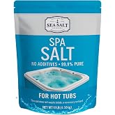 Sea Salt Superstore Hot Tub Spa Salt for Water Systems, 10 lb / 500 Gallons | For chlorine generators, pool salt for Hotspring, Jacuzzi, Caldera, Ace &amp; Freshwater