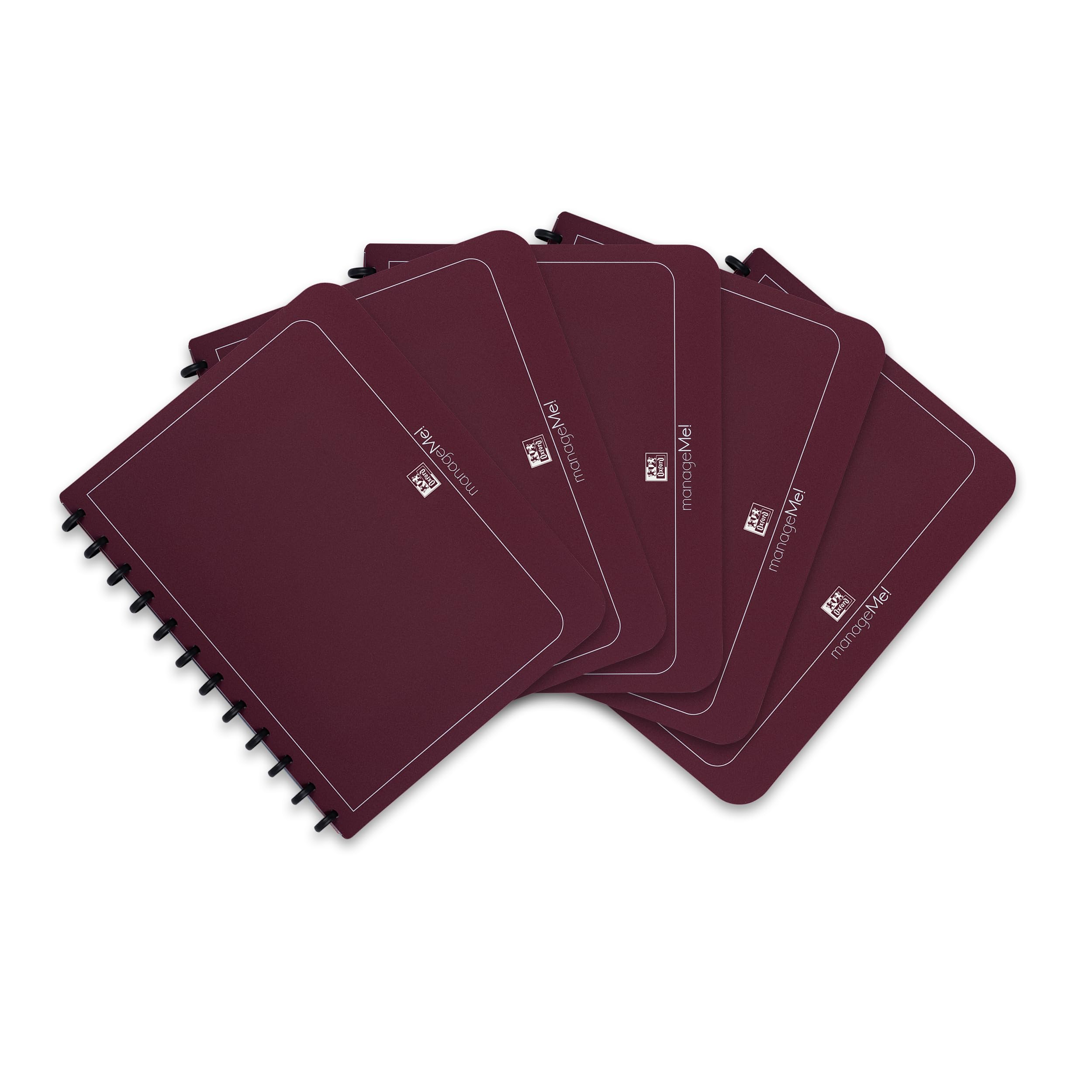 Elba Manageme! Ring Binder 5 Piece Bordeaux