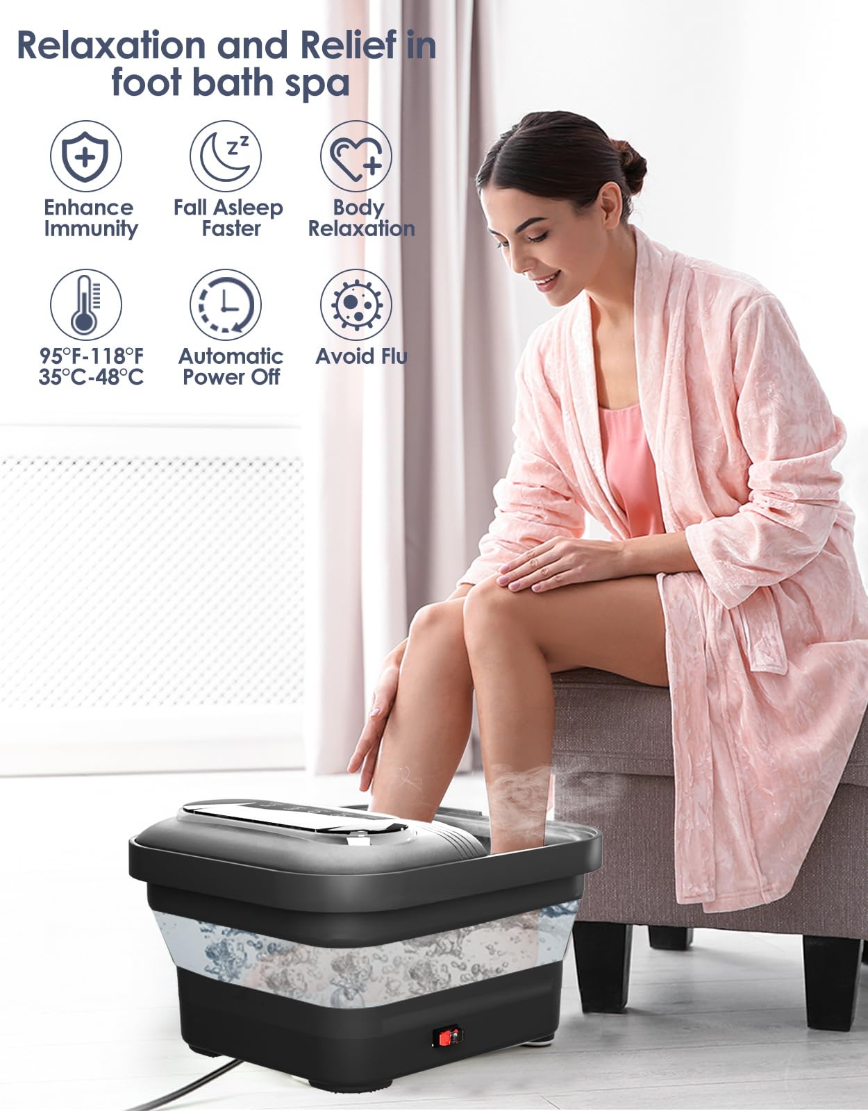 Collapsible Foot Spa