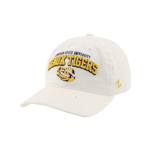 LSU Tigers NCAA Officially Licensed Hat Scholarship Classic White